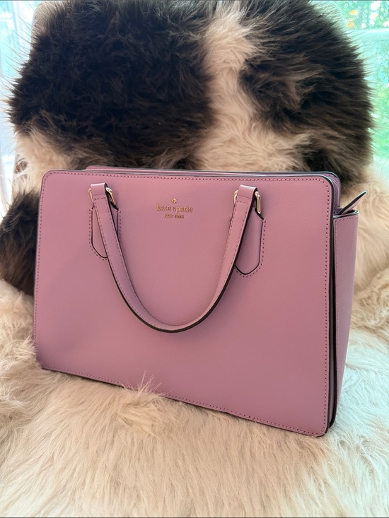 kate spade Handbags - kate spade Pink Saffiano Leather Satchel with Gold Hardware
